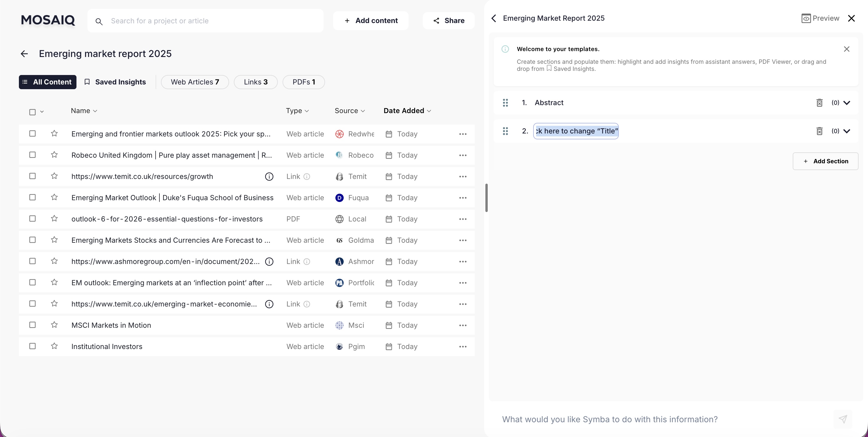 Template feature iteration 2